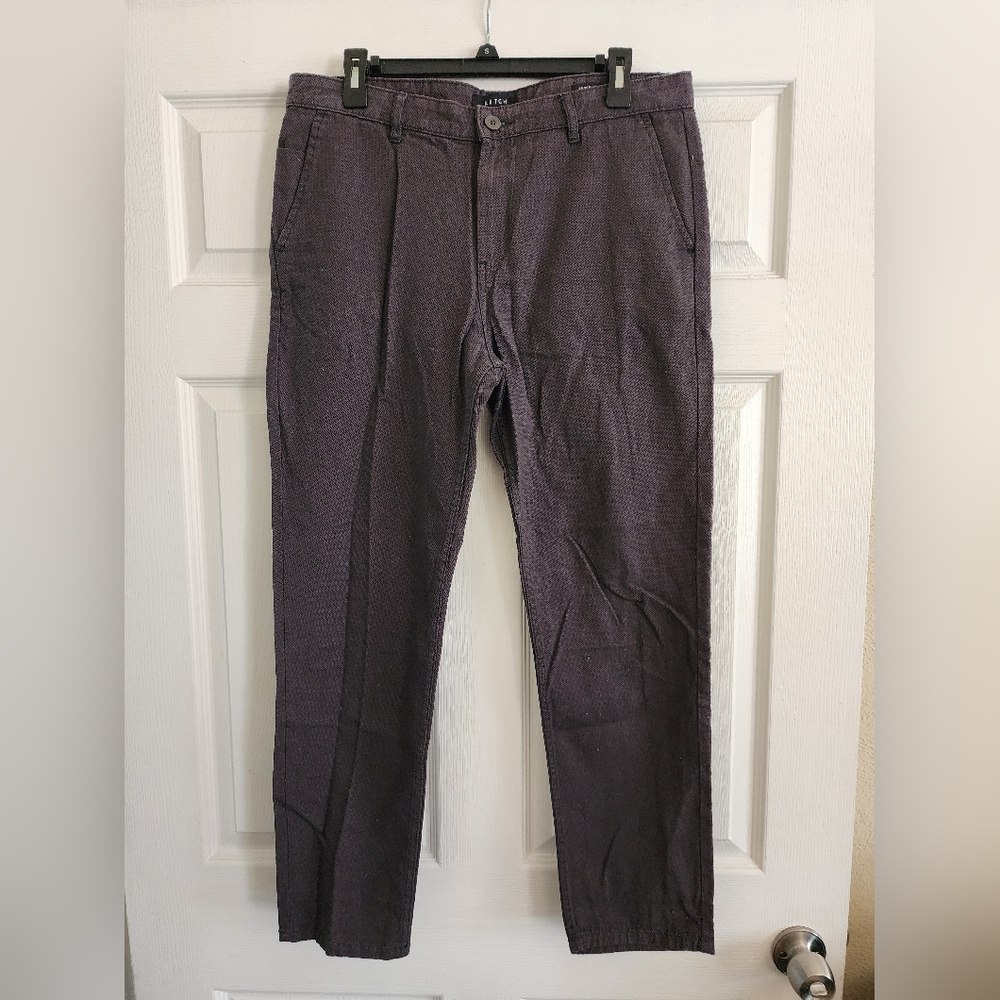 Men's Dark Gray Slim Fit Chinos